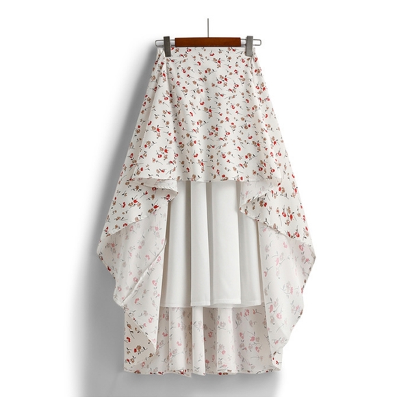 French Floral Midi Skirt - Picture 3 of 7